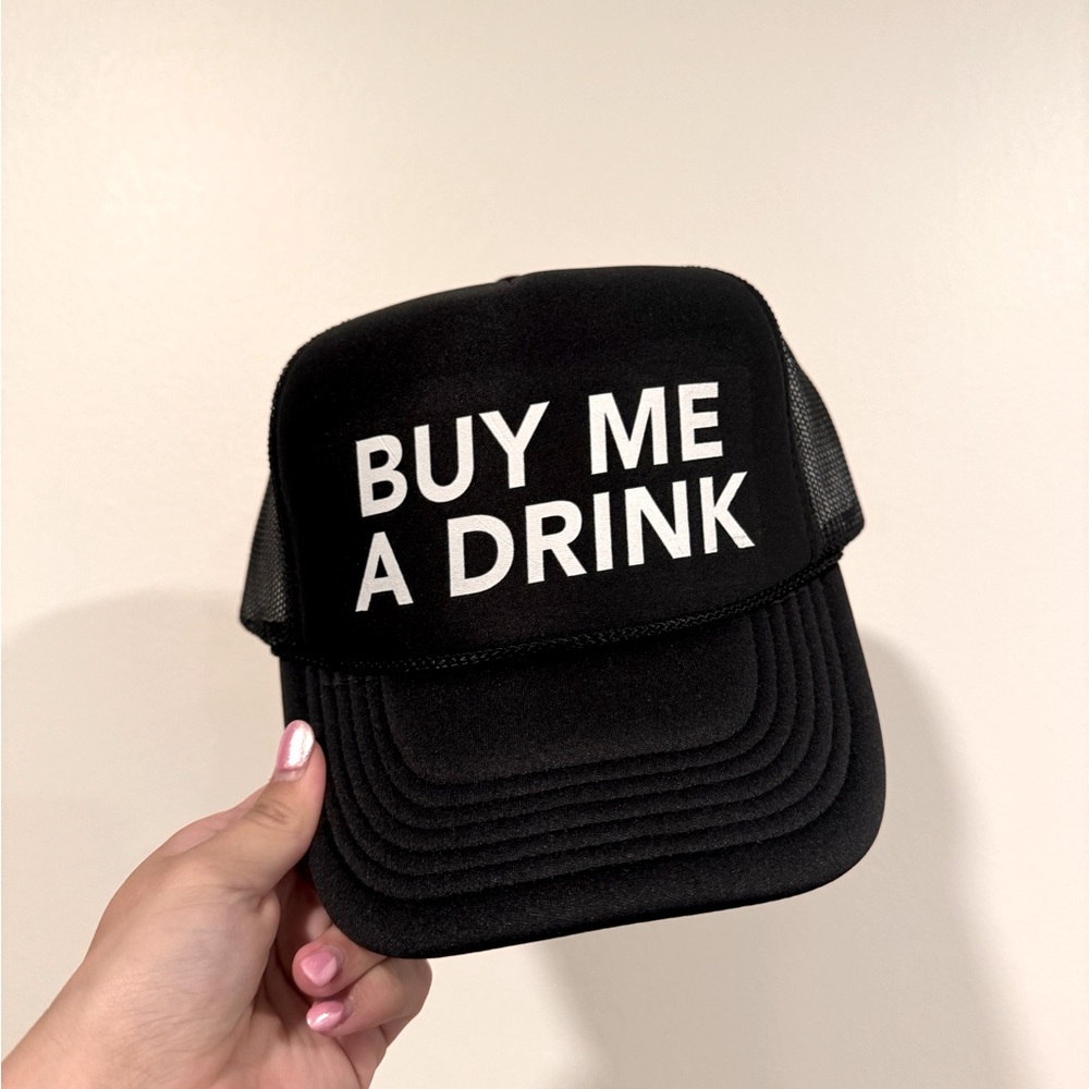 Buy me a drink trucker hat